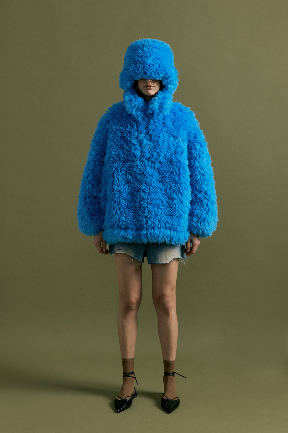 Oversized Anorak Jacket Diva Blue – Fox Feather