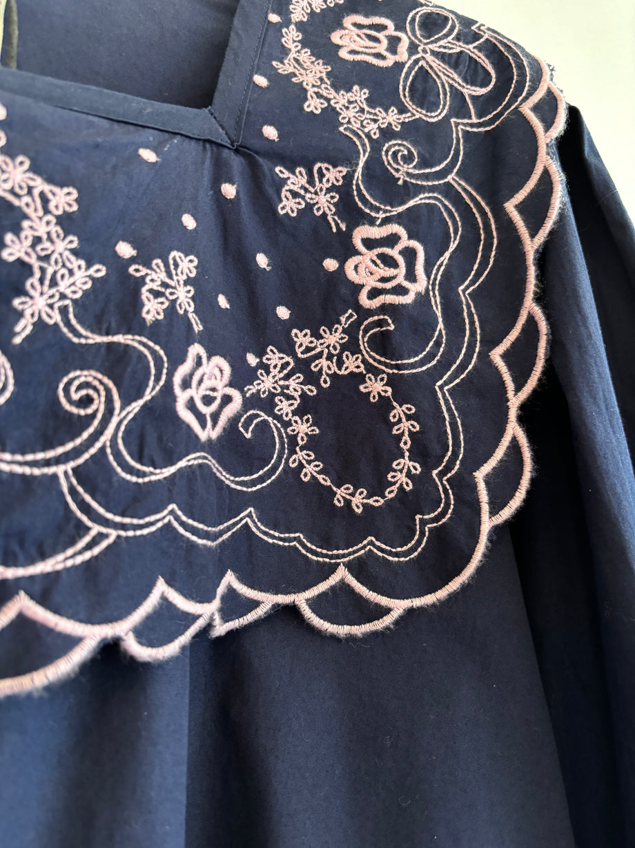 Mala Mini Dress Navy – Fox + Feather