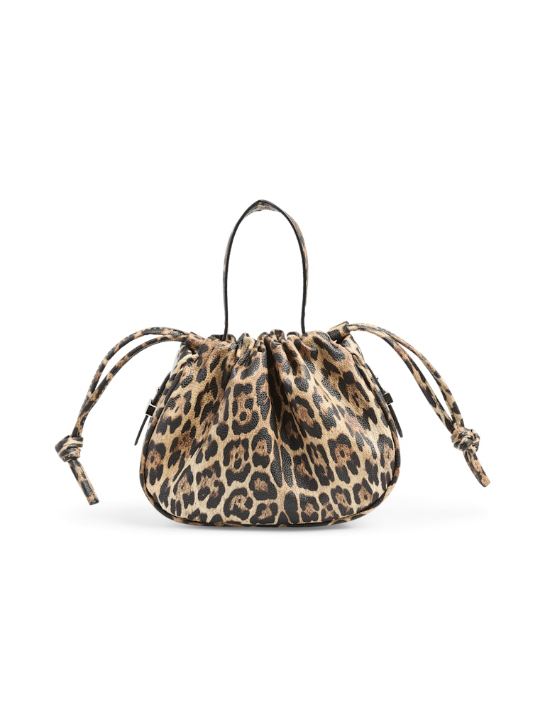 YAQUNICER Women's Leopard Print Crossbody Bag - Small Shoulder Bag With Tassel Pendant
