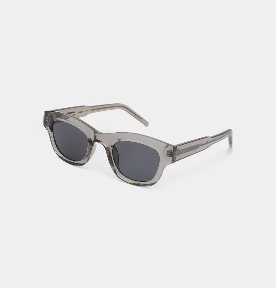 Lane Sunglasses Grey Transparent Fox Feather